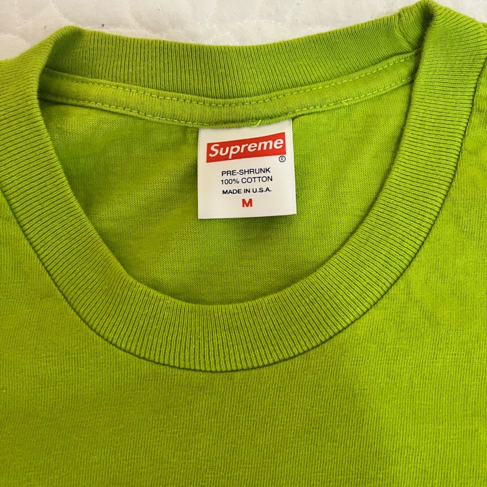 Supreme shirt green anime street wear women men